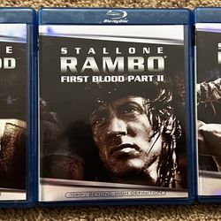Rambo First Blood, Rambo First Blood Part II, Rambo III