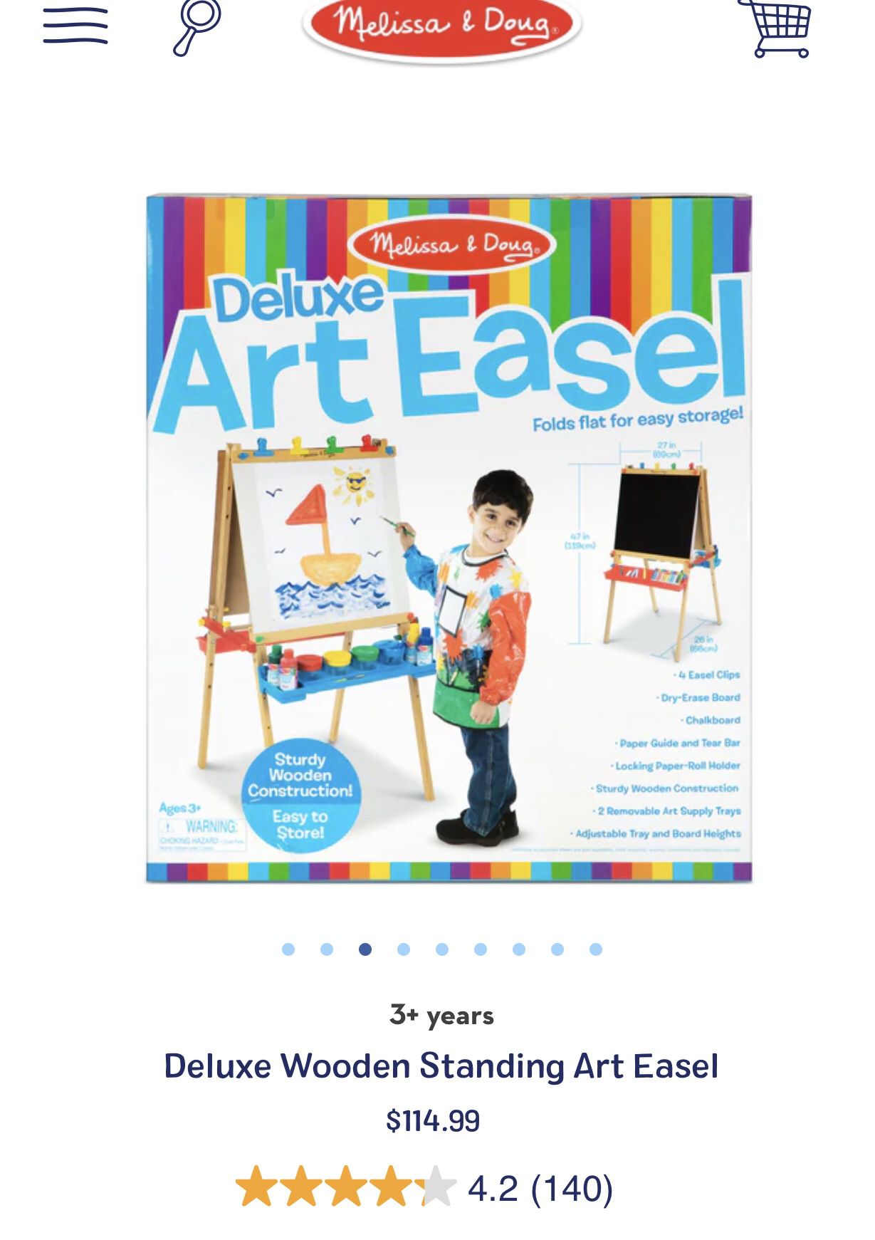 Melissa And Doug Easel Accessories Set