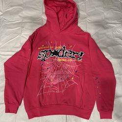 sp5der pink hoodie “pink”