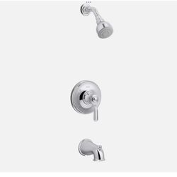 Kohler Sterling Ludington TS27375-4G Tub Shower Faucet Trim Kit Polished Chrome