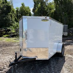 New 5x8SA Enclosed Cargo Trailer