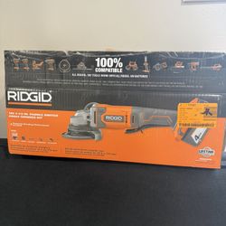 RIDGID 18V Cordless 4-1/2 in. Angle Grinder Kit with 4.0 Ah Battery and Charger