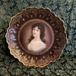 Antique Bavarian Lady Portrait