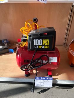 Central Pneumatic Air Compressor