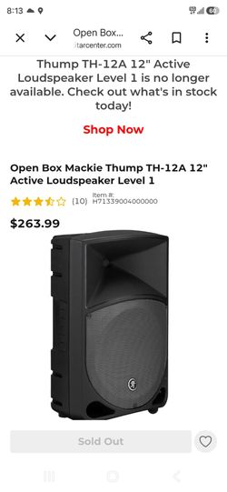 Mackie active speakers 12 inch pair
