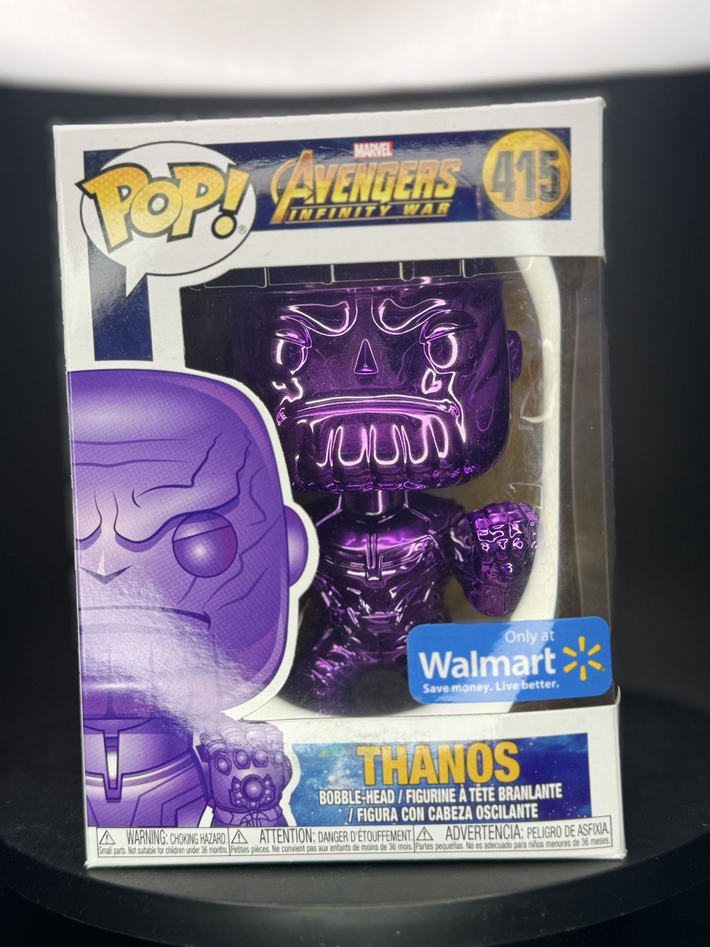 Funko POP! Marvel: Thanos #415 [Purple Chrome] Exclusive