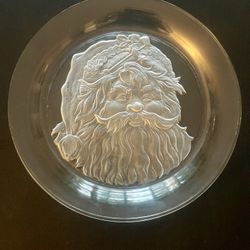 Mikasa Holiday Bloom Santa Claus Platter