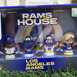 Fisher Price Little People Rams House / Little People Collector NFL Los Angeles Rams