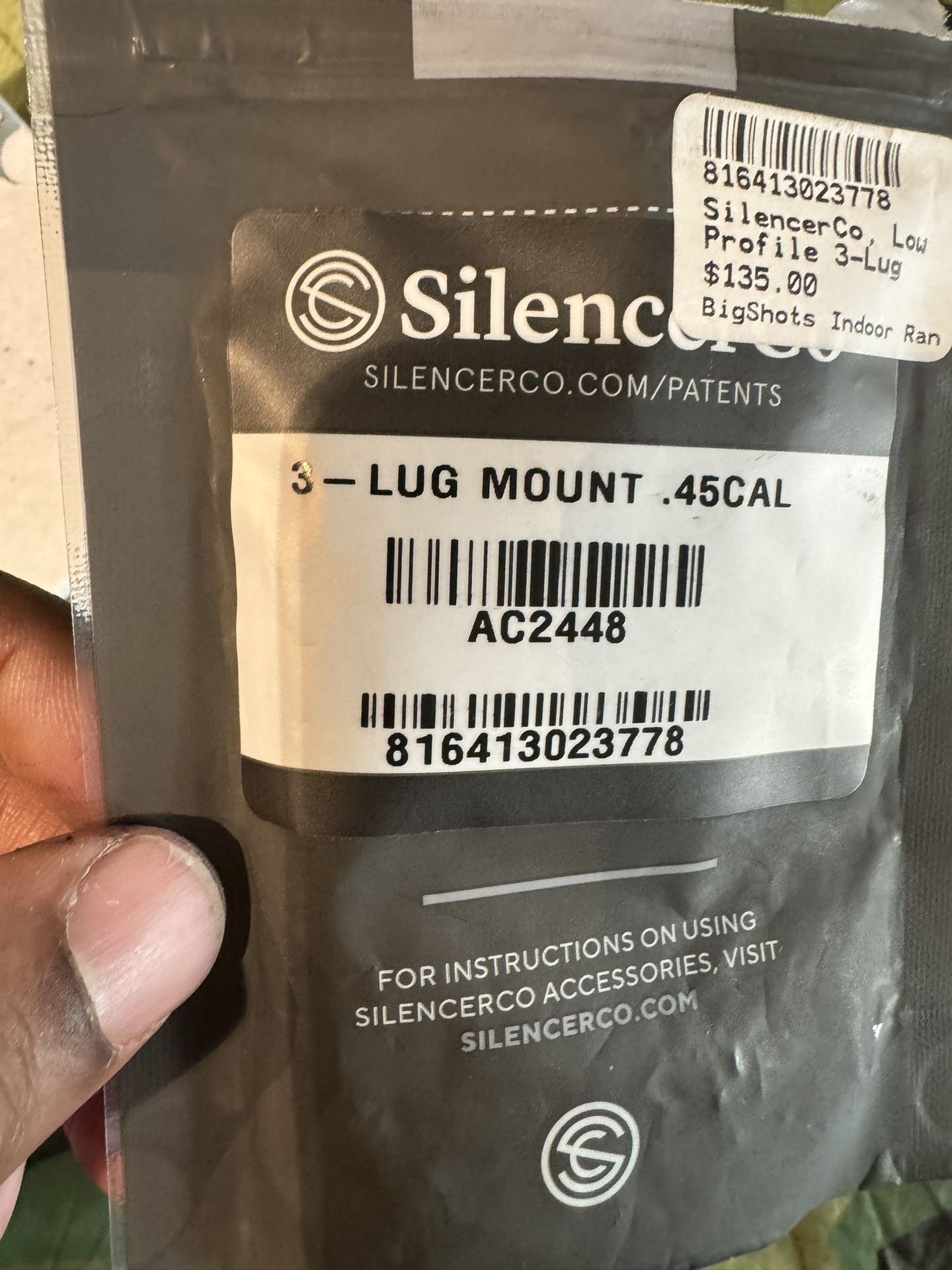 SilencerCo AC2448 3-Lug Mount, MUST HAVE!!