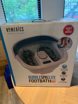 HoMedics Bubble Spa Elite Footbath with Heat Boost