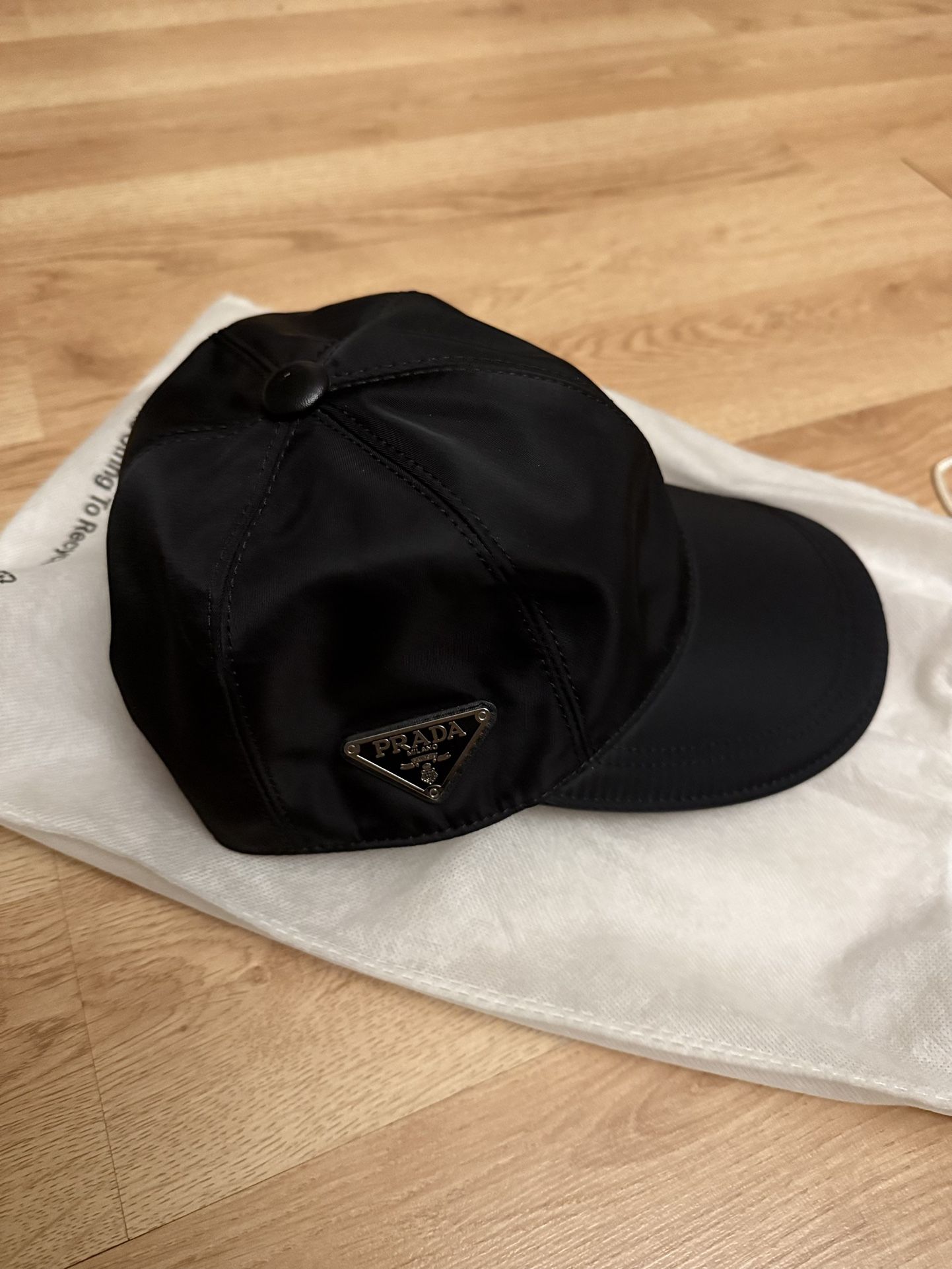 Prada Re-Nylon Black Cap – Excellent Condition