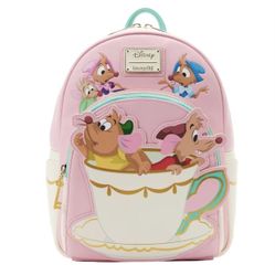 Loungefly Disney Princess Cinderella Gus Gus And Jaq Teacup Mini Backpack
