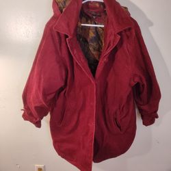 Misty Harbor Corduroy Jacket Hoodie Extra Large 