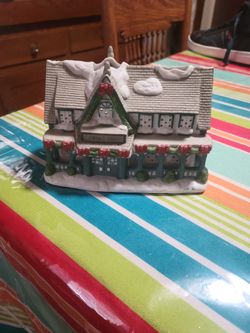 Party Lite Christmas Decoration House For Tea Light