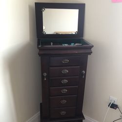 Vintage Jewelry Armoire