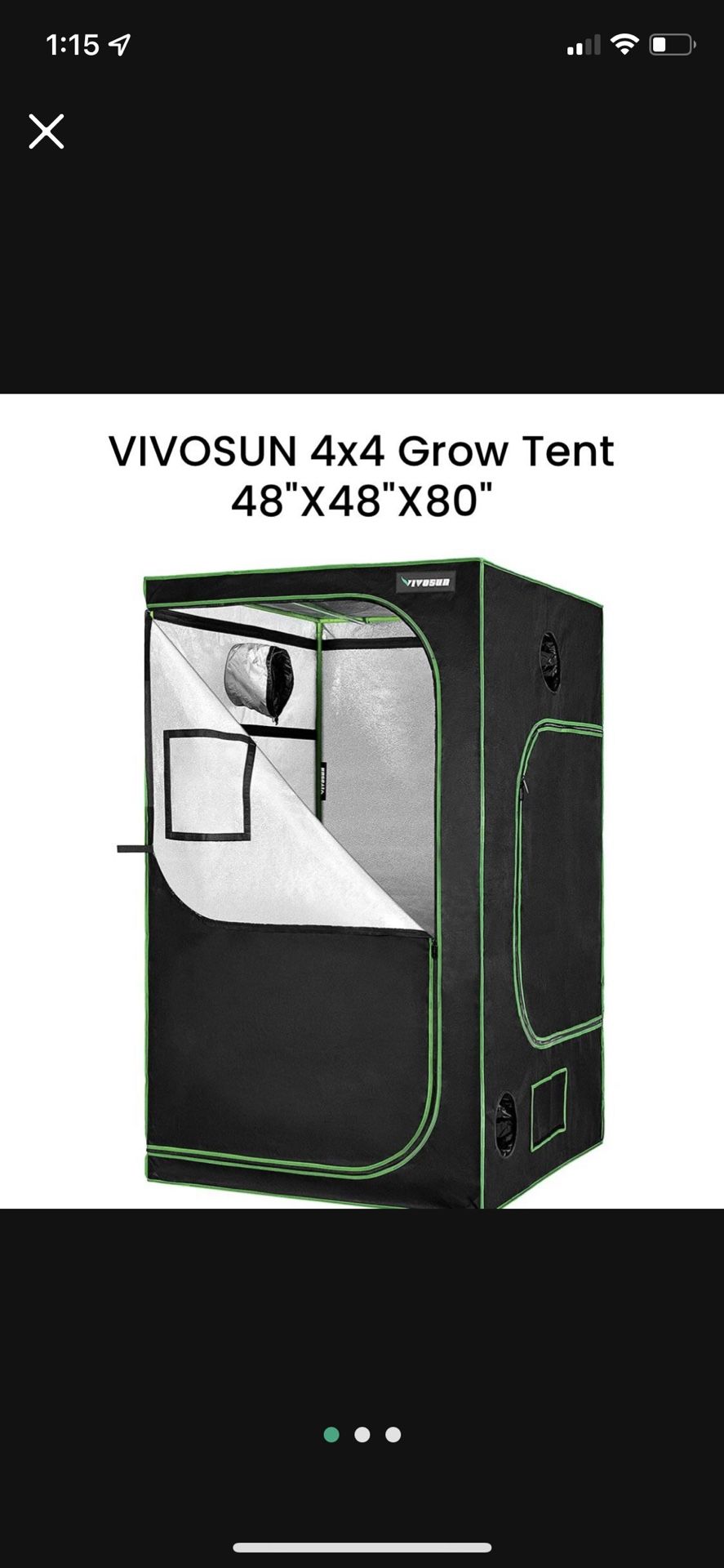 Grow Tent. Includes Everything In Picture Plus More