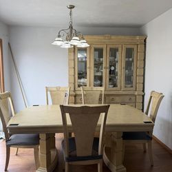 Table And Cabinet