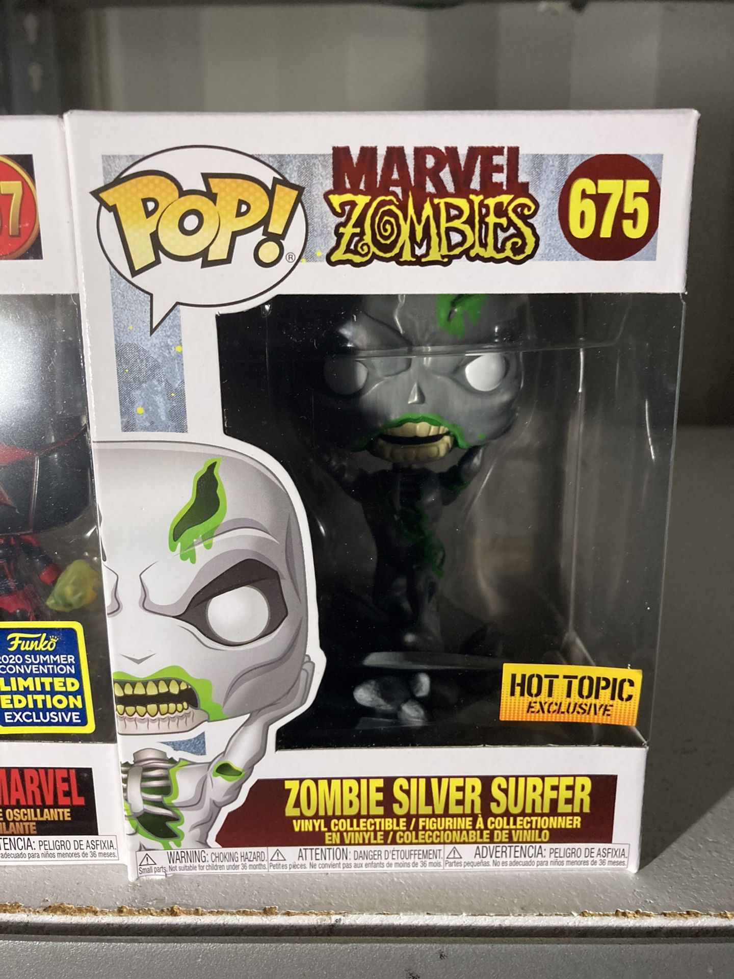 Marvel Zombies Zombie Silver Surfer #675 Hot Topic Funko POP