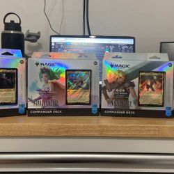 Magic: The Gathering - Final Fantasy Collector’s Edition Commander Deck Bundle All 4 Surge Foil Deck