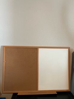 Cork & Dry Erase white board
