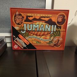 Deluxe Jumanji Classic Retro Board Game Real Wooden Box