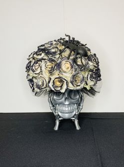 Flowers, arrangements halloween spider