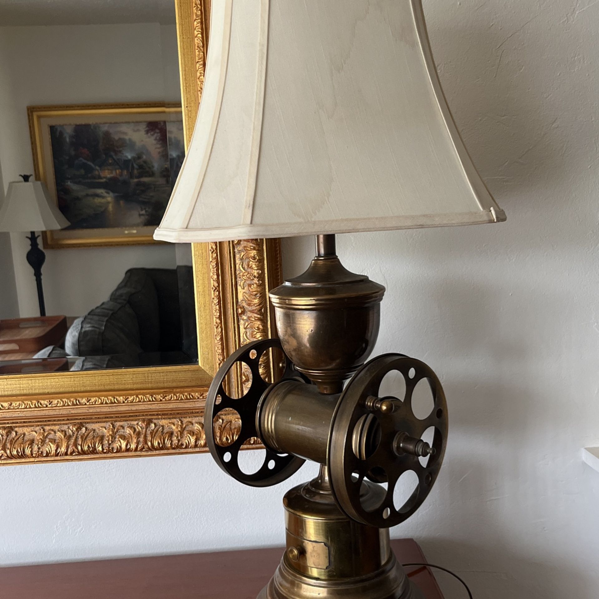 Brass Lamp. 