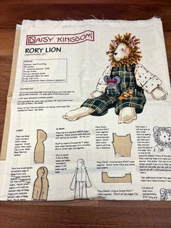 Daisy Kingdom Rory Lion Fabric Panel