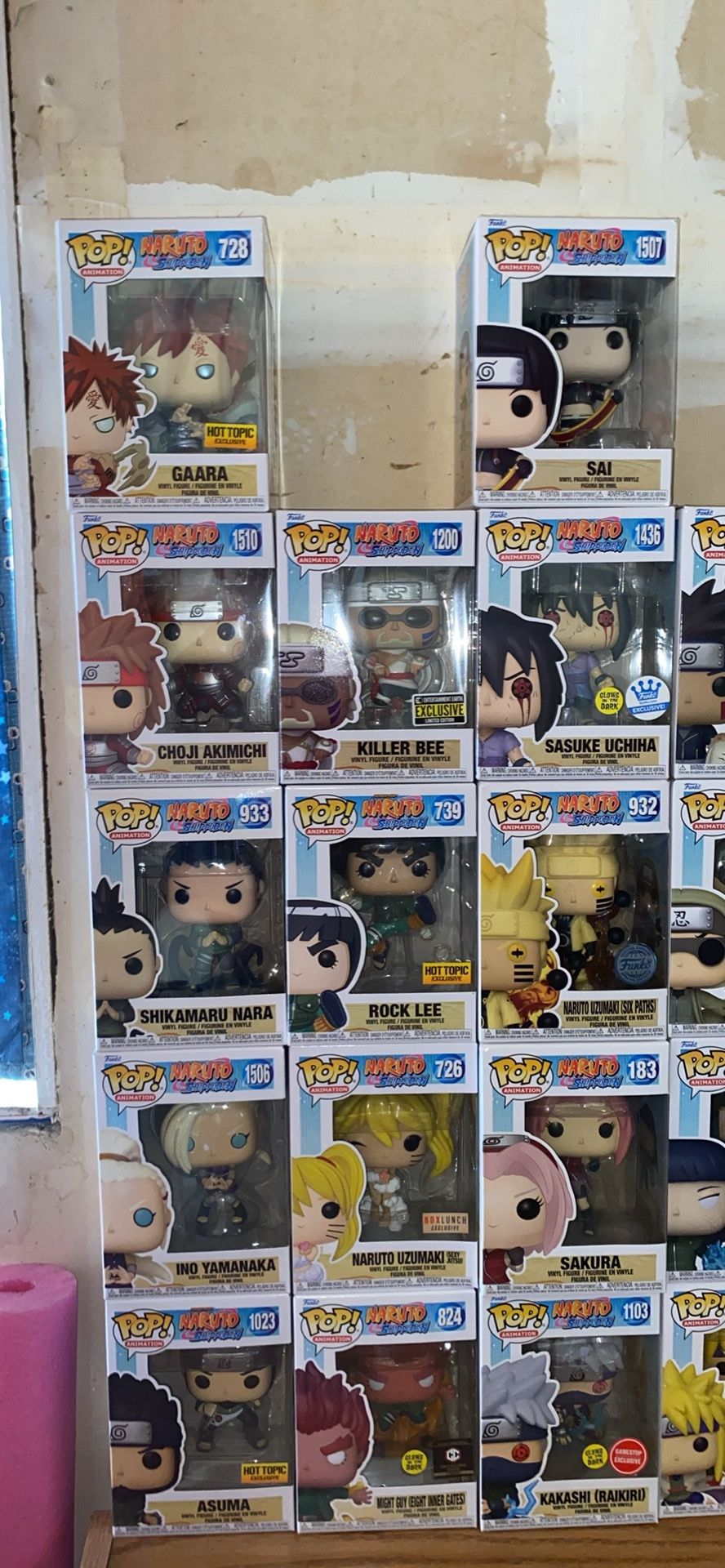 Naruto Pop Funko’s