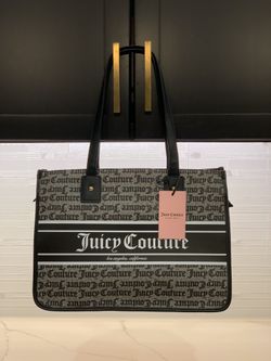 Black Beige Fashionista Tote
