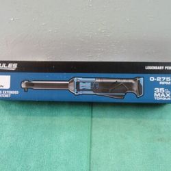 HERCULES 1/4 “ Extended Reach 12v Cordless Ratchet Wrench