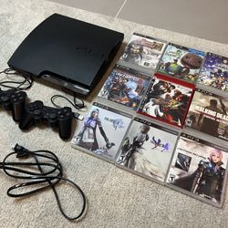 Sony, PS3, Near New Working Condition , Come With Free 9 Games And Two Controllers , Docking/ Cooling Station 