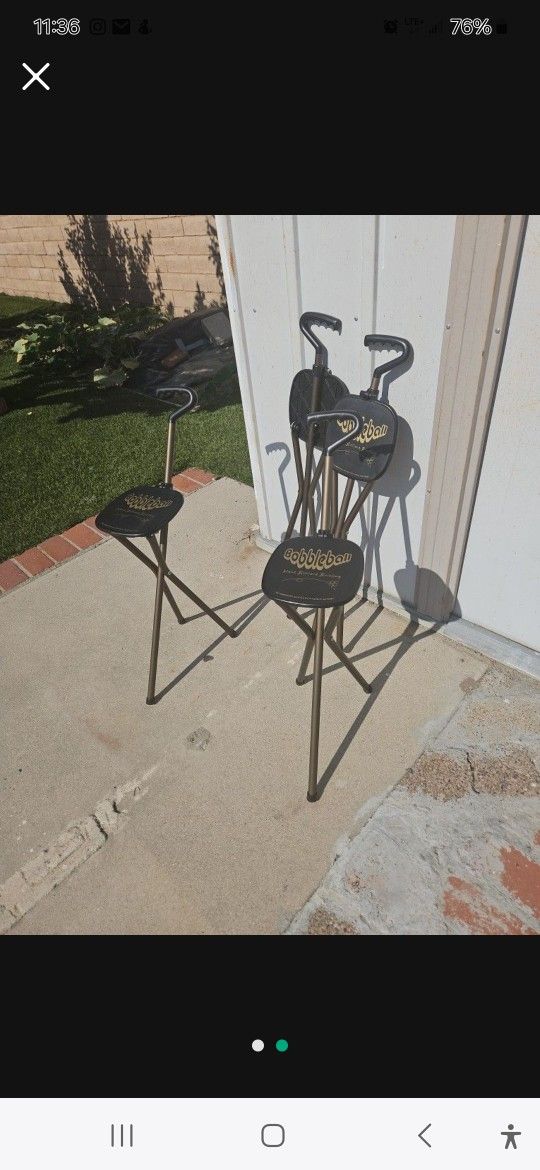 Cane & Chair in one.