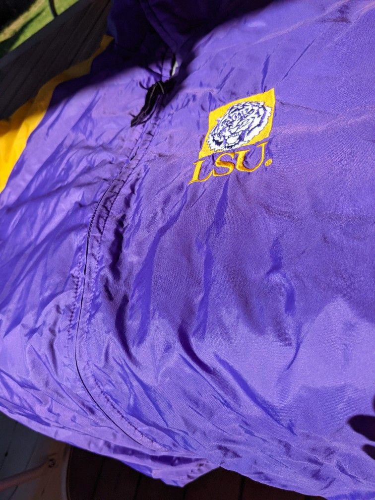 Vintage Starter LSU Windbreaker Jacket