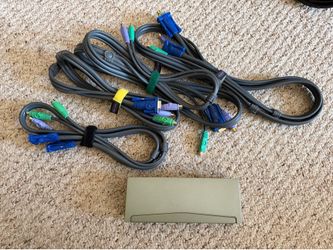 4-port Smart KVM Switch for home or office use