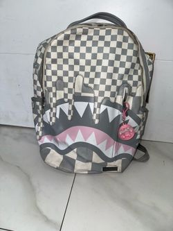 Sprayground Drip Backpack - Grey/Pink - $35