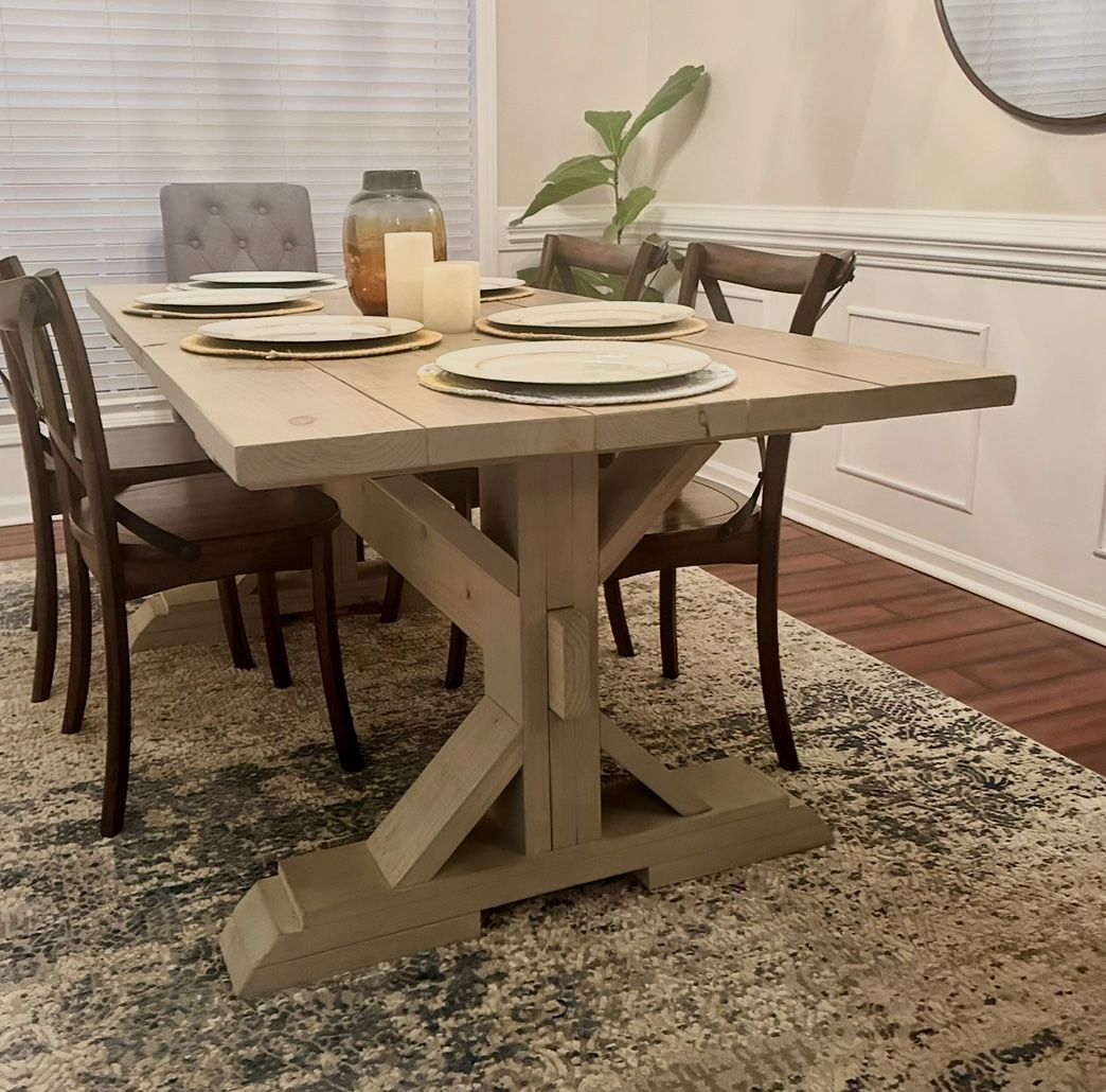 Beautiful Farmhouse Dining Table