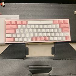 Redragon Pink 60 RGB Keyboard