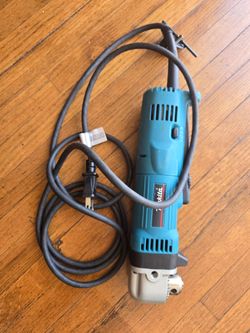 Makita corded angle drill.