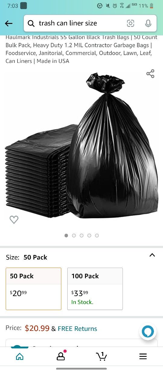 Heavy Duty Garbage Bags