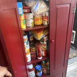 Red Cabinets 