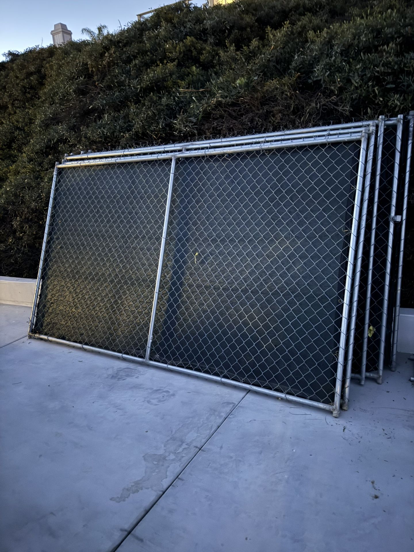 6 Chain Link Fence Panel With Base 6’ X 10’