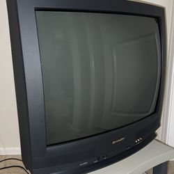 Sharp 27” CRT TV W/ Remote - Model # 27L-S100
