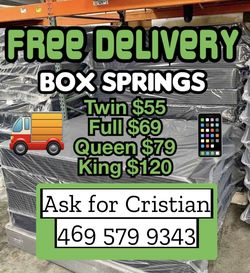 Box Springs  Twin box Full box  Queen box  King box  Bases para colchon  Box spring 