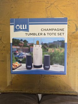 Champagne Tumbler & Tote Set