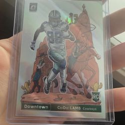 2020 Panini Donruss Optic - Downtown CeeDee Lamb #DT-36 (RC)