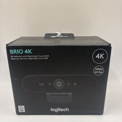 New Logitech Brio 4K Pro Webcam Black (contact info removed)90