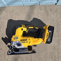 Dewalt 20v Jigsaw Brushless XR and battery 5.0 Ah Brand New