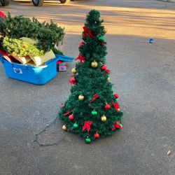 Little 3.5 Foot Fake Tree With Lights