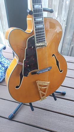Left Handed D'Angelico Excel EXL-1 Hollow Body Archtop guitar
